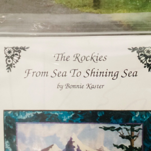 The Rockies Sweet Memories Quilt Kit Batik Fabric Bonnie Kaster Mountains 90’s - Picture 4 of 10